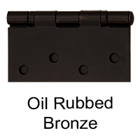 Oil Rubbed Bronze | Square Hinge